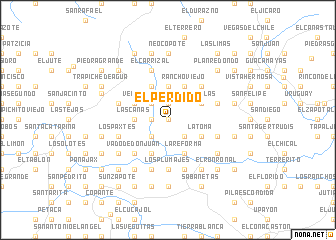 map of El Perdido