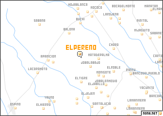 map of El Pereño