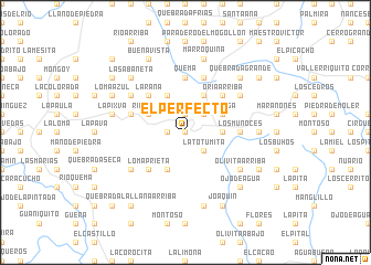 map of El Perfecto