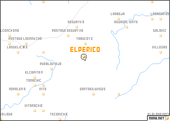 map of El Perico