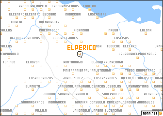 map of El Perico