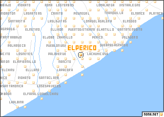 map of El Perico