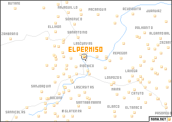 map of El Permiso