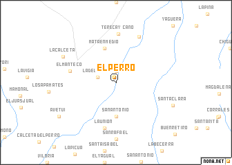 map of El Perro