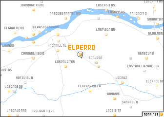 map of El Perro