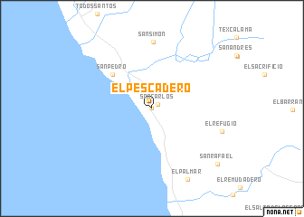 map of El Pescadero