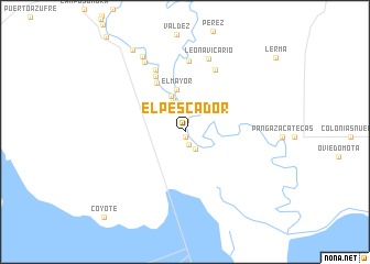 map of El Pescador