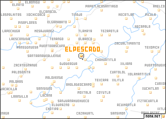 map of El Pescado