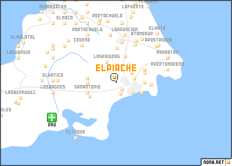 map of El Piache