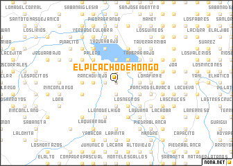 map of El Picacho de Mongo