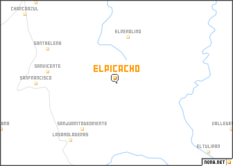 map of El Picacho