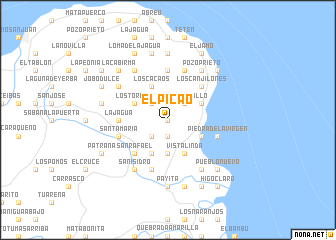 map of El Picao