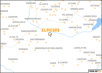 map of El Picure