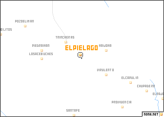 map of El Piélago