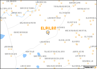 map of El Pilar