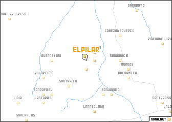 map of El Pilar