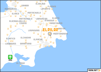 map of El Pilar