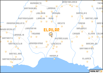 map of El Pilar