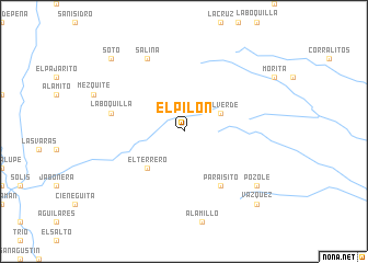 map of El Pilón