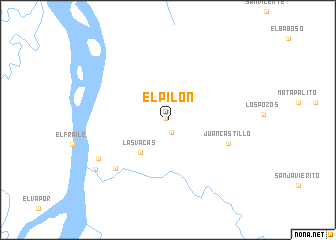 map of El Pilón