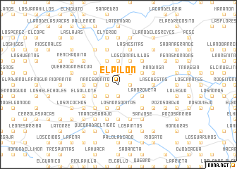 map of El Pilón