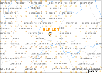 map of El Pilón