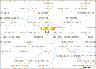 map of El Pilón