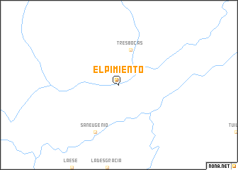 map of El Pimiento
