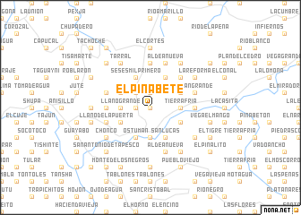 map of El Pinabete