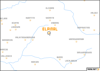 map of El Pinal