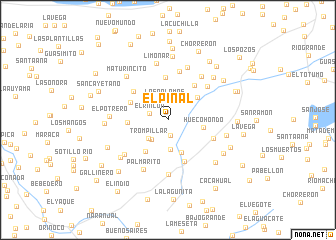 map of El Piñal