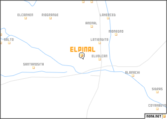 map of El Pinal