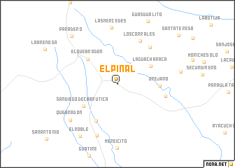 map of El Piñal