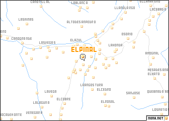map of El Piñal