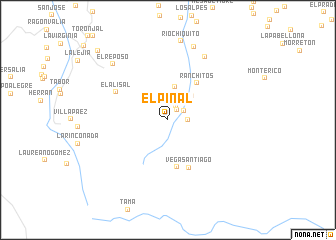 map of El Piñal