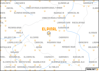 map of El Pinal