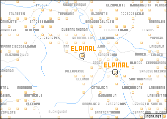 map of El Pinal