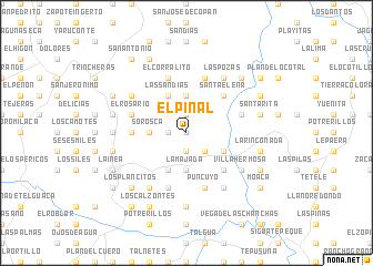 map of El Pinal