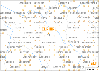map of El Pinal