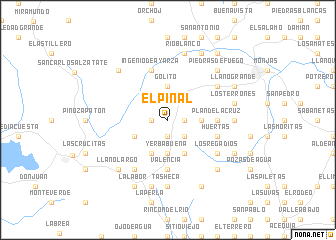map of El Pinal