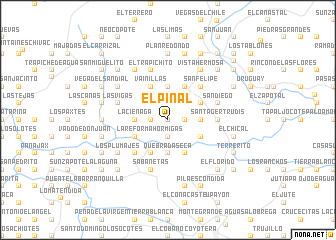 map of El Piñal