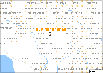 map of El Pinar Grande