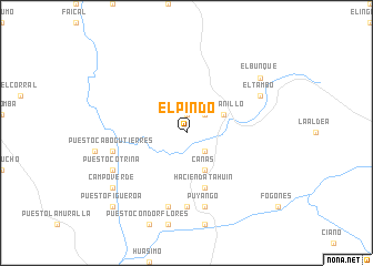 map of El Pindo