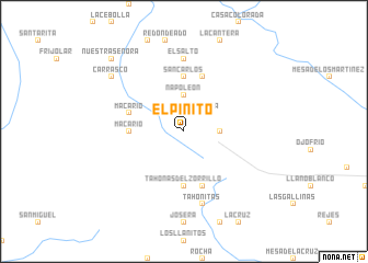 map of El Pinito