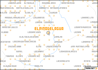 map of El Pino del Agua