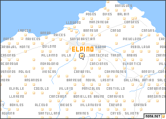 map of El Pino