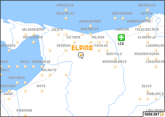 map of El Pino