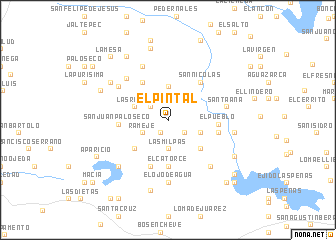 map of El Pintal
