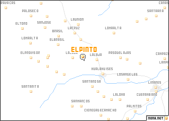 map of El Pinto