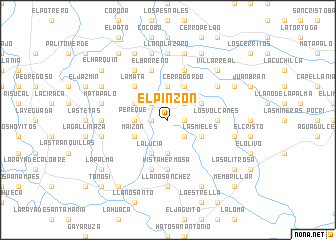 map of El Pinzón